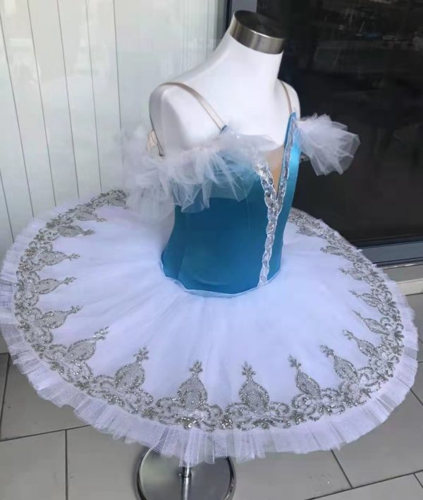 Performance ballet TUTU Aqua colour kid size 6/8 - Image 4