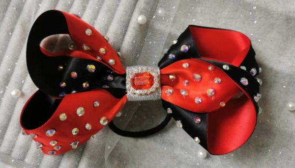 Custom made High finished Jazz dance costume - red/black colour - Image 7