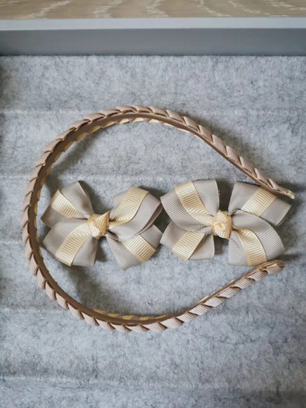 Custom handmade 3 pieces School Bow Set - Image 8