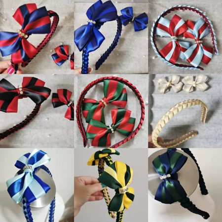 Custom handmade 3 pieces School Bow Set
