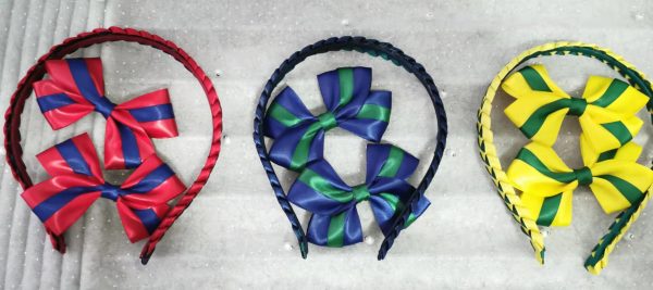 Custom handmade 3 pieces School Bow Set - Image 15