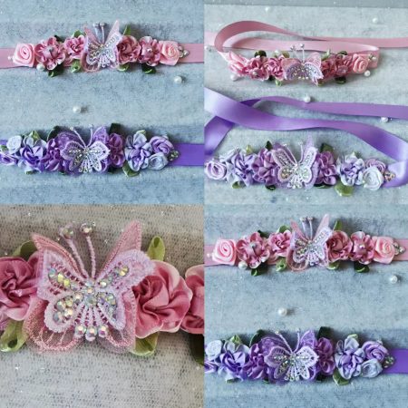 Butterfly and Flowers Blooming Ballet Bun Wrap - Limited edition