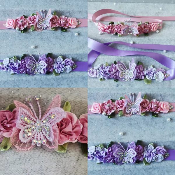 Butterfly and Flowers Blooming Ballet Bun Wrap - Limited edition