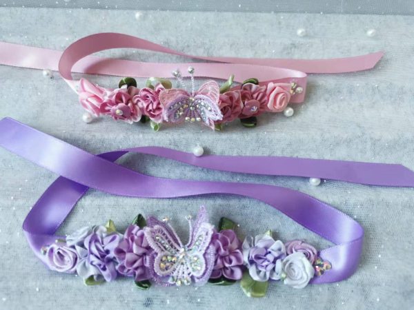 Butterfly and Flowers Blooming Ballet Bun Wrap - Limited edition - Image 3