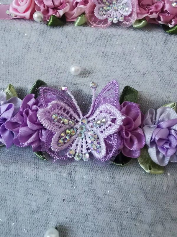 Butterfly and Flowers Blooming Ballet Bun Wrap - Limited edition - Image 5
