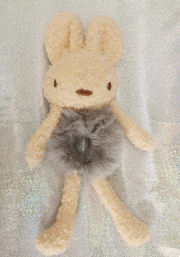 Handmade Furry Faux Cute Plush Bear/bunny/chick/cow Hair scrunchies - Image 11