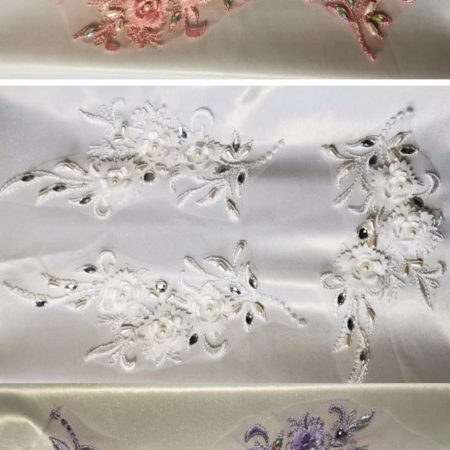 Dance costume's decoration Laces - 3 pieces set