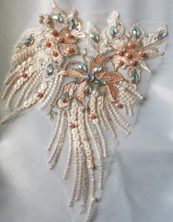 Dance costume's  decoration laces - 2 pieces set - Image 2