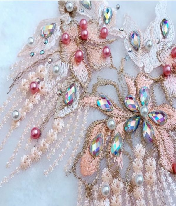 Dance costume's  decoration laces - 2 pieces set