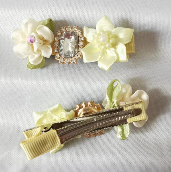 Flowers blooming hair clips collection - Image 10