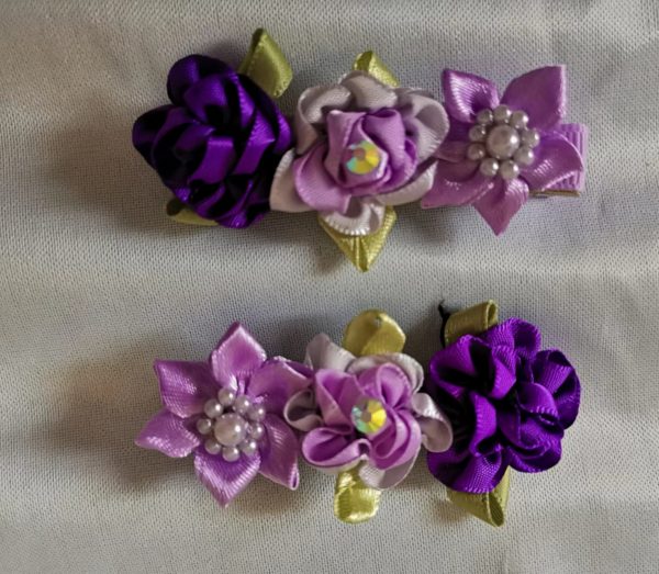 Flowers blooming hair clips collection - Image 8