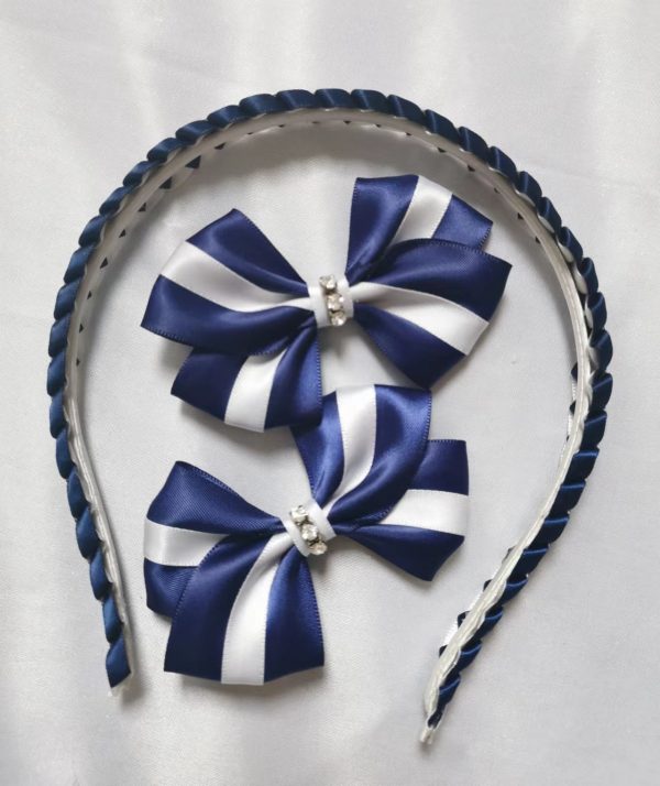 Custom handmade 3 pieces School Bow Set - Image 16