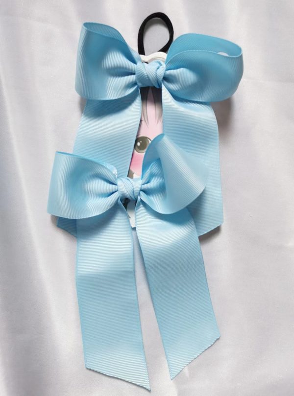 School Bow/Large Cheer hair bow Elastics (Pair) - Image 9