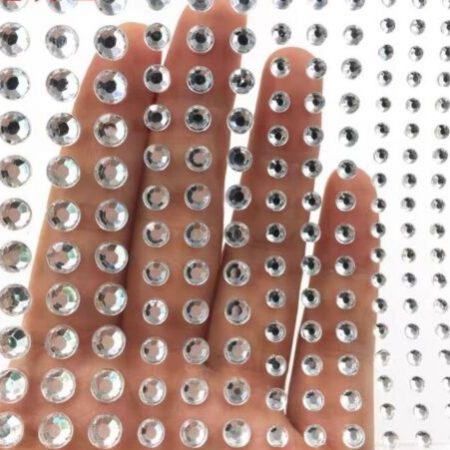 Face/Eye Jewel AB Rhinestones Stickers 165 pieces
