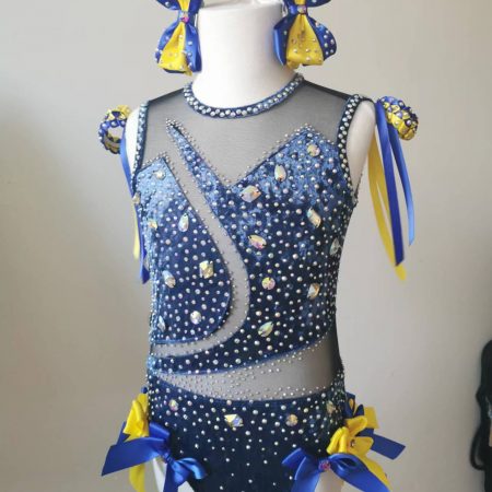 Custom made Jazz dance costume, Children size 6