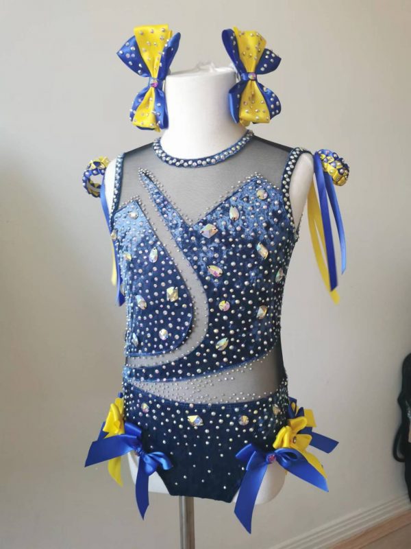 Custom made Jazz dance costume, Children size 6