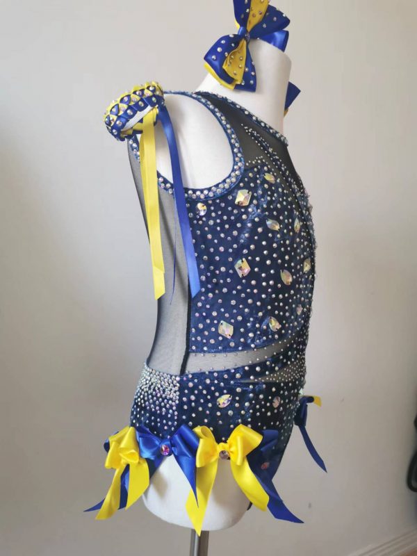 Custom made Jazz dance costume, Children size 6 - Image 3