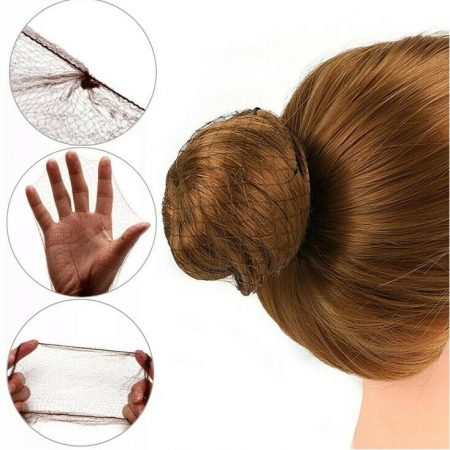 Invisible Dance Hair Net Elastic Edge Mesh Net Bun Cover.