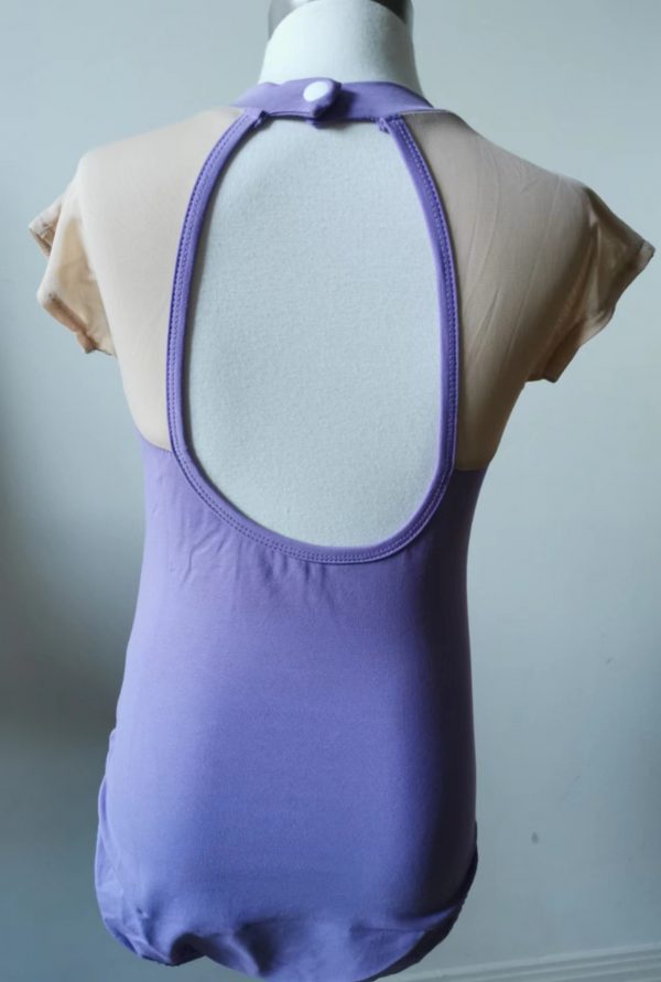 Hand made flower print Ballet leotard dance wear   - Children size 10 - Image 5