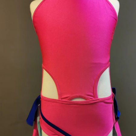 Costume base Multi - colour dance costume base, Children size 8-10