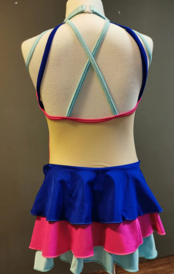 Costume base Multi - colour dance costume base, Children size 8-10 - Image 4