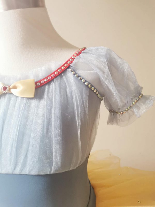 Snow white ballet leotard + TUTU two pieces set - Image 5