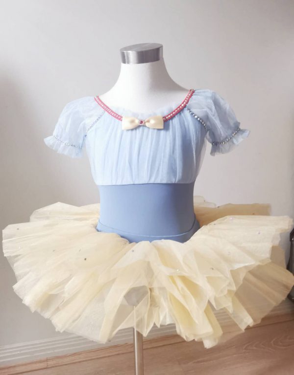 Snow white ballet leotard + TUTU two pieces set - Image 6