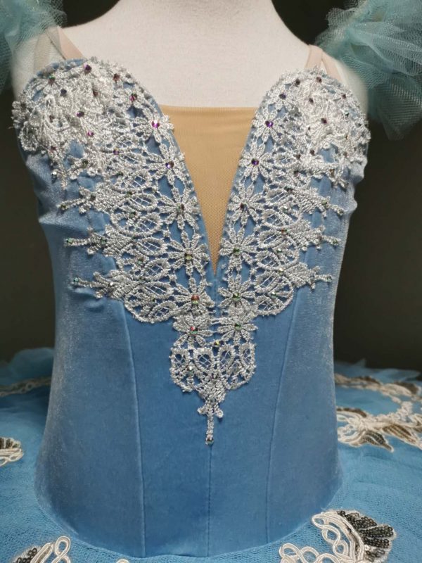 Stunning High quality Performance ballet TUTU / dance wear in pale blue colour - Image 4