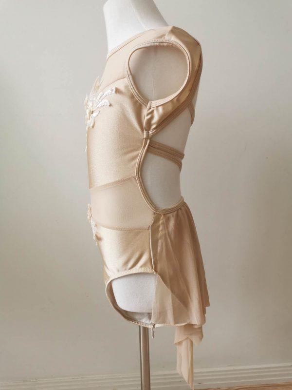 Costume base Lyrical dance costume base in nude colour, Children size 10 - Image 5