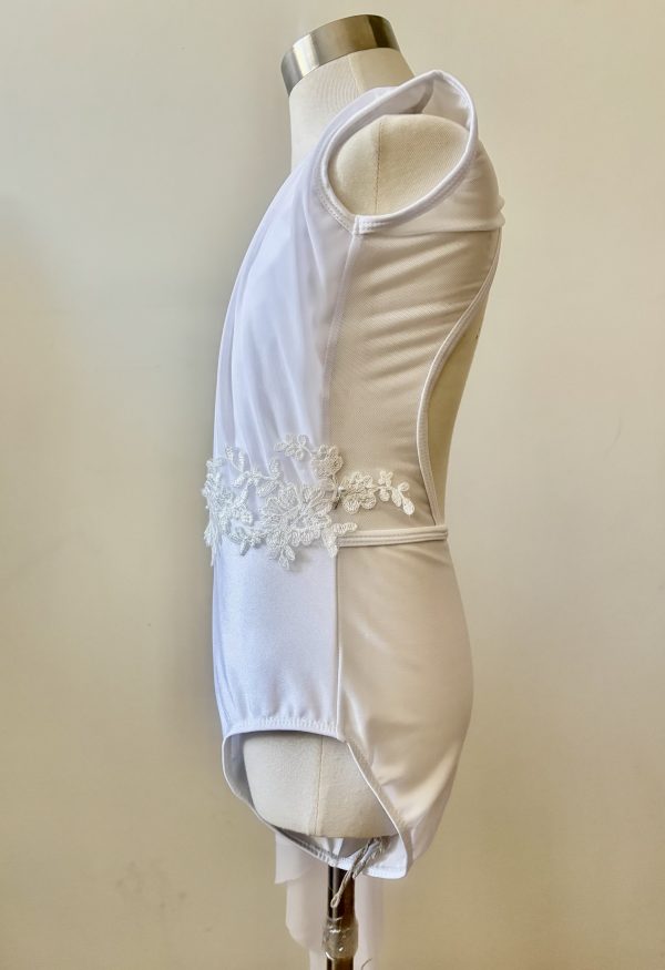 Costume base Stunning Pearl white Lyrical dance costume base - Image 3