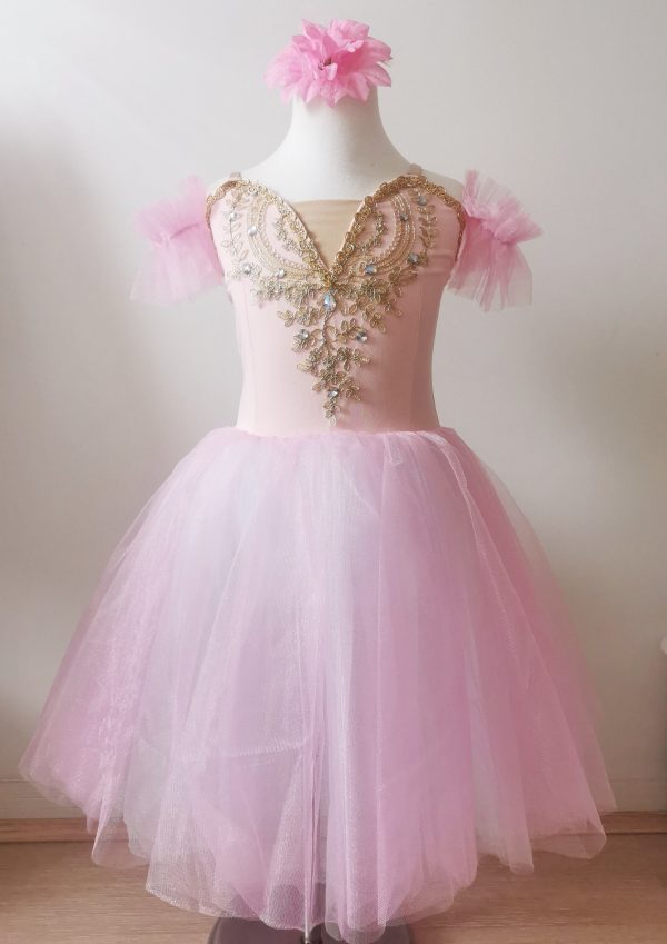 Quality Budget Romantic TUTU, in Peach /Pink colour, Children size 8