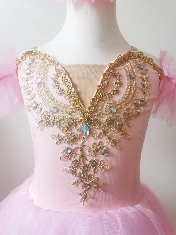 Quality Budget Romantic TUTU, in Peach /Pink colour, Children size 8 - Image 6