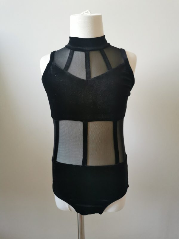 Contemporary /Jazz costume base in Black color , Children size 10 - Image 5