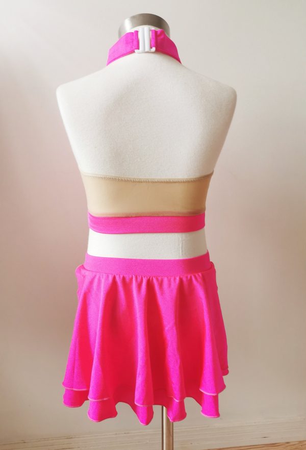 Costume base Hot pink Jazz dance costume base, Children size 8 - Image 3