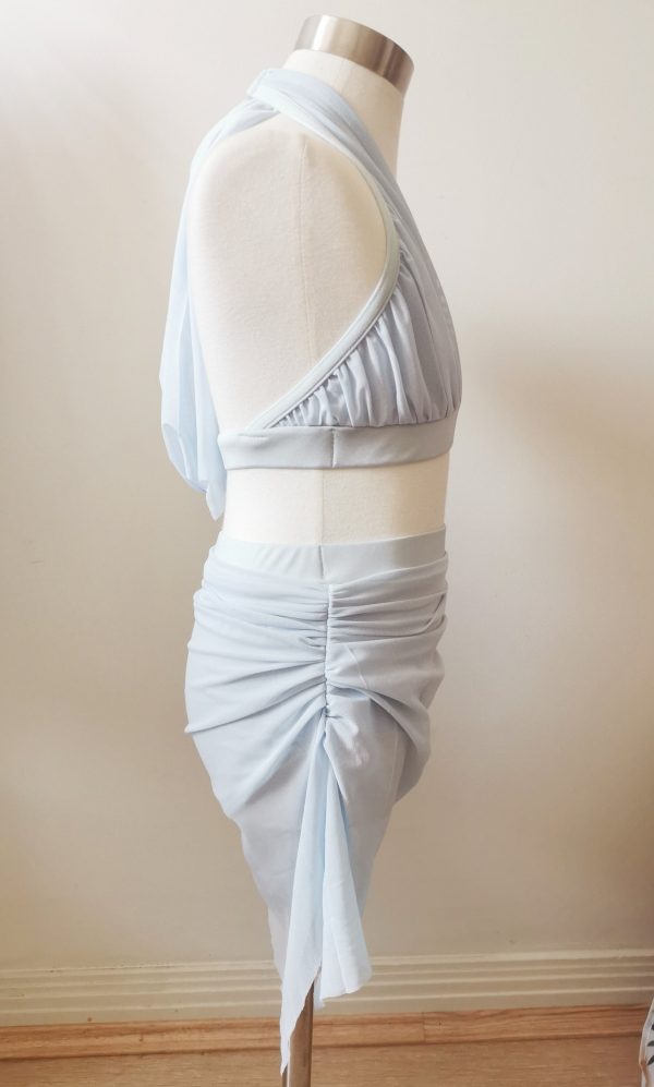Costume base Stunning Lyrical dance costume base in baby blue color - Image 7