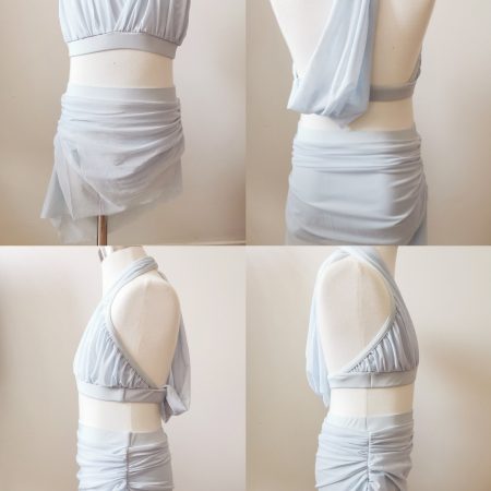 Costume base Stunning Lyrical dance costume base in baby blue color