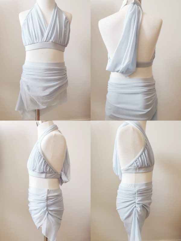 Costume base Stunning Lyrical dance costume base in baby blue color