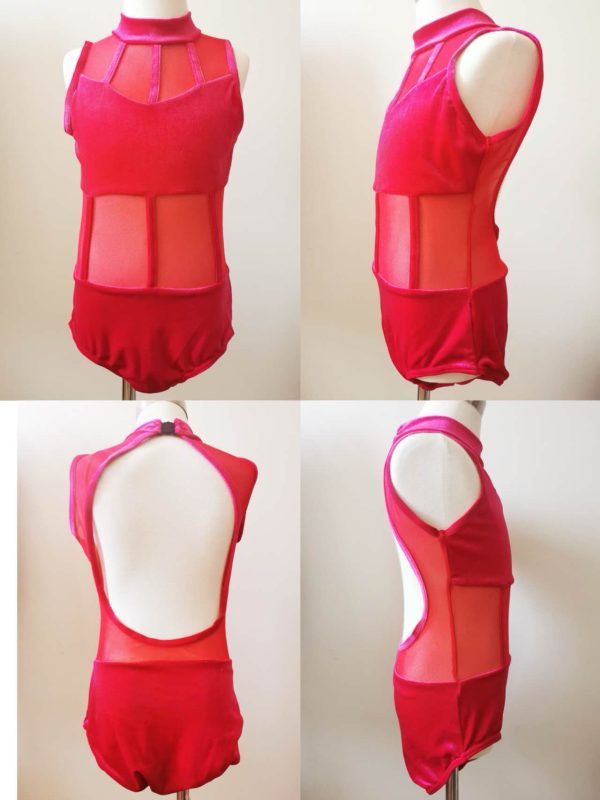 Contemporary /Jazz costume base in hot pink colour