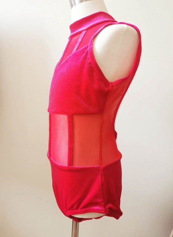 Contemporary /Jazz costume base in hot pink colour - Image 4