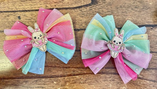 Easter Fun balletrina bunny rabbit's hair bows. - Image 3