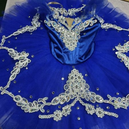 Custom made high quality performance TuTu in Royal blue colour