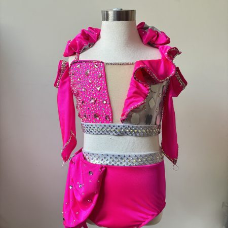 Custom made Barbie pink jazz costume