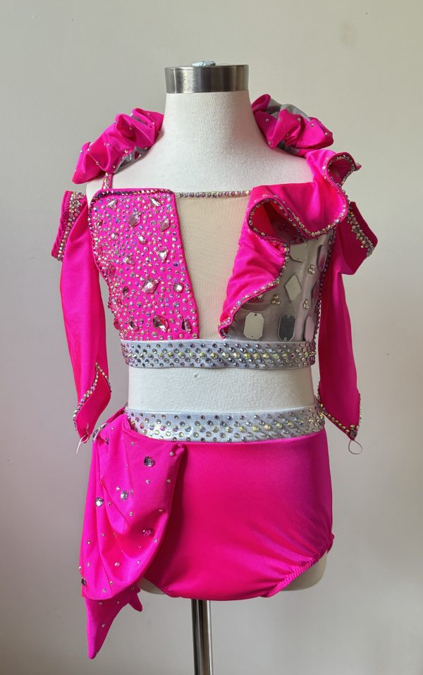 Custom made Barbie pink jazz costume - Image 2