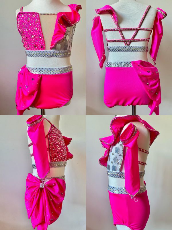 Custom made Barbie pink jazz costume - Image 4