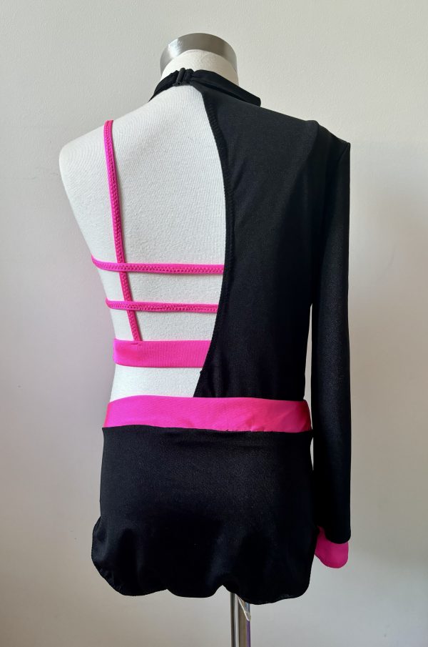 Custom made black pink jazz costume base - Image 4