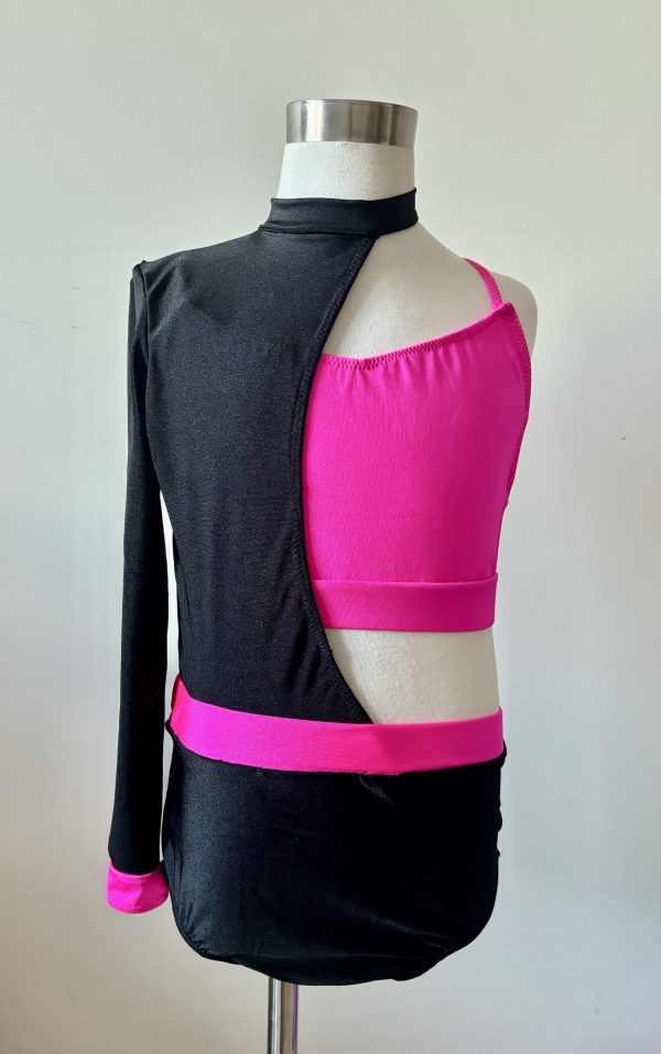 Custom made black pink jazz costume base
