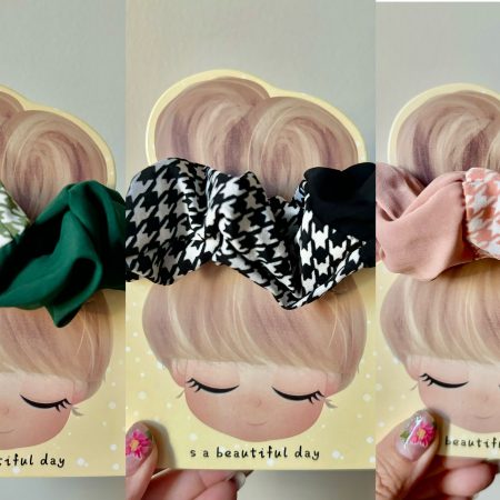 Hand Made design's scrunchies