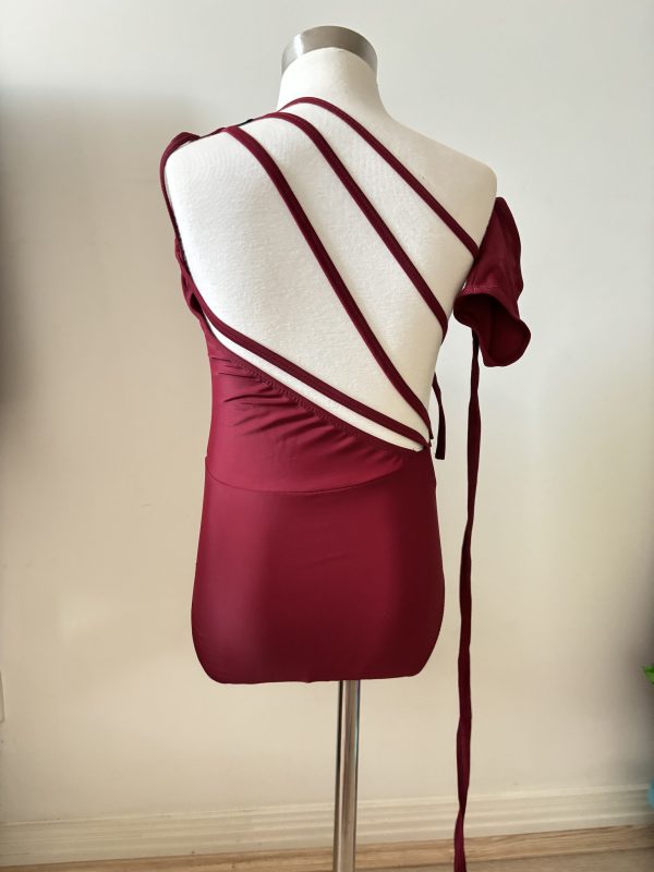 Custom made jazz/acro/contemporary costume base in children size 8 - Image 3