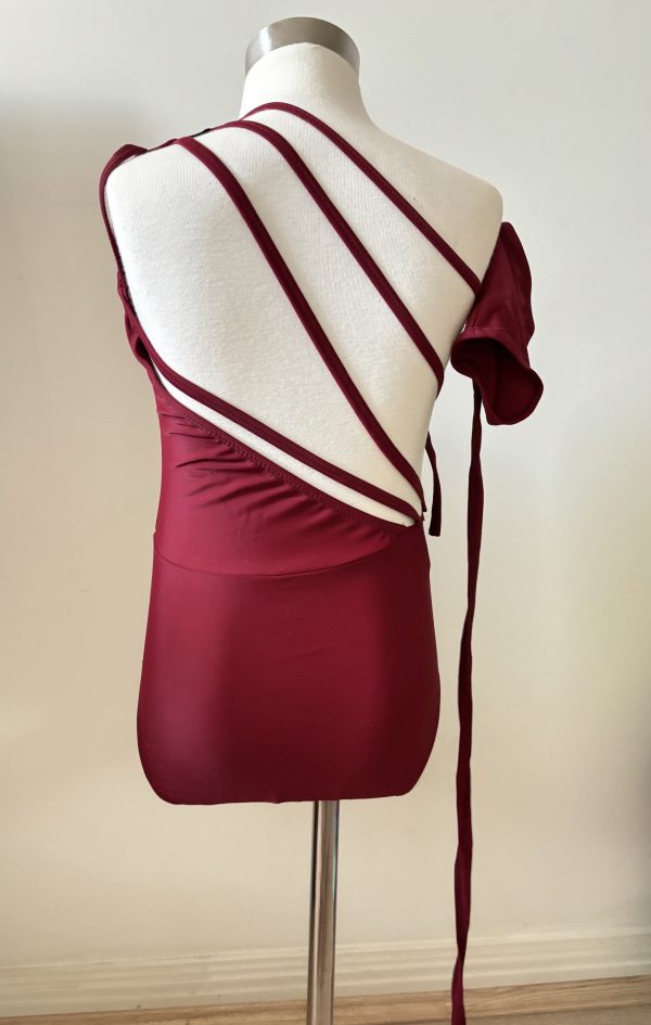Custom made jazz/acro/contemporary costume base in children size 8 - Image 2