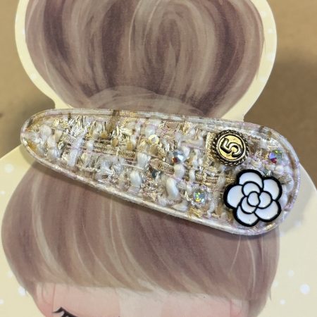 Camellia flower hair clips